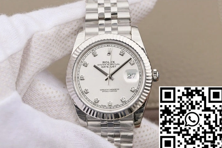 EW Dial Factory White M126331 Rolex Diamond-set Datejust 0127
